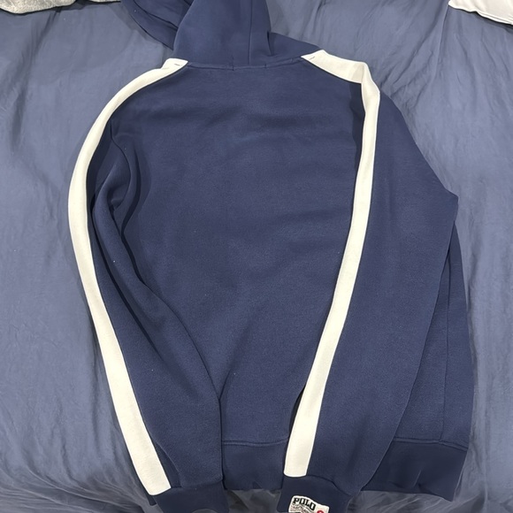 Navy blue Ralph Lauren hoodie size small in men’s - Picture 4 of 5